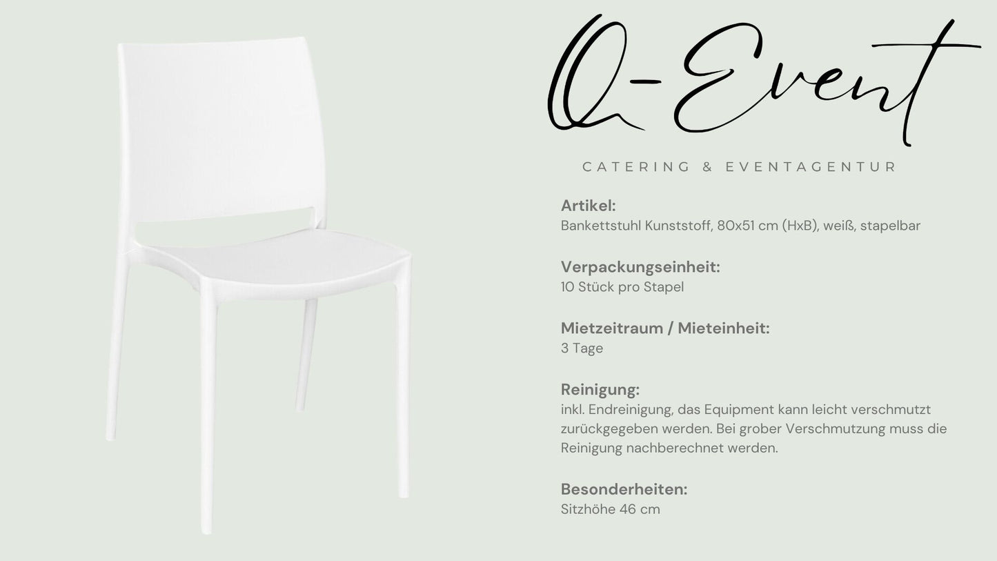 Bankettstuhl Kunststoff