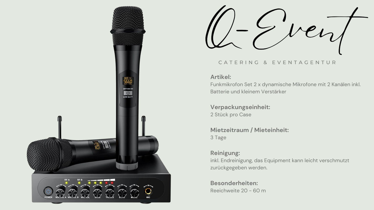 Funkmikrofon Set