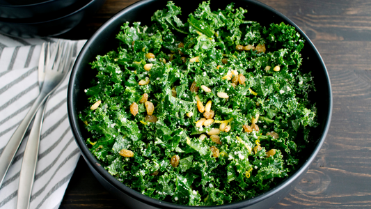 Grünkohl-Hokkaido-Kürbis-Salat